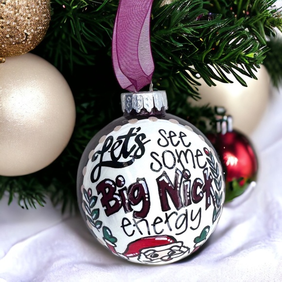 Big Nick Energy Christmas Ornament – Naughty List Approved Holiday Humor! - Picture 5 of 5